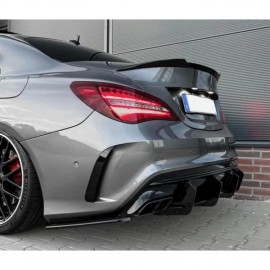 Mercedes W117 Cla M4 Style Plastik 2012-2018 PİANO BLACK Spoiler